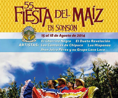Fiestas del Maíz en Sonsón, Antioquia Fiestas del Maíz en Sonsón, Antioquia