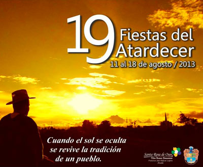 Fiestas del Atardecer en Santa Rosa de Osos, Antioquia Fiestas del Atardecer en Santa Rosa de Osos, Antioquia