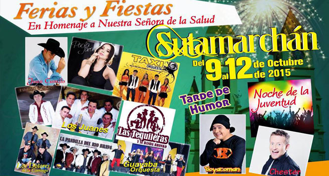 Ferias y Fiestas 2015 en Sutamarchán, Boyacá Ferias y Fiestas 2015 en Sutamarchán, Boyacá