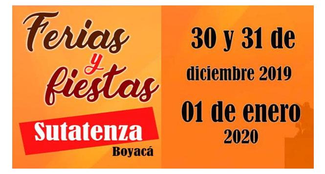 Ferias y Fiestas 2019 en Sutatenza, Boyacá Ferias y Fiestas 2019 en Sutatenza, Boyacá