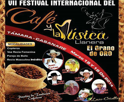 Festival del Café y la Música Llanera en Támara, Casanare 2014