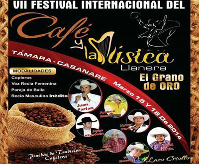 Festival del Café y la Música Llanera en Támara, Casanare 2014 Festival del Café y la Música Llanera en Támara, Casanare 2014