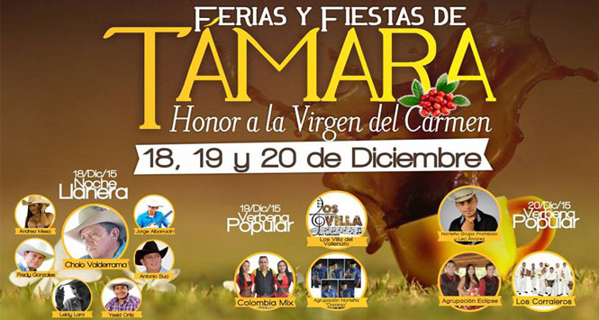 Ferias y Fiestas 2015 en Támara, Casanare Ferias y Fiestas 2015 en Támara, Casanare