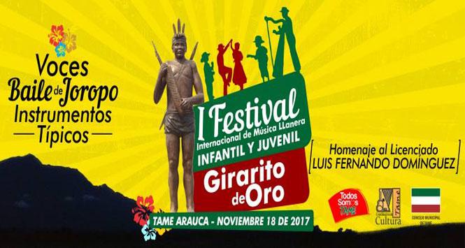 Festival Internacional de Música Llanera Girarito de Oro 2017 en Tame, Arauca Festival Internacional de Música Llanera Girarito de Oro 2017 en Tame, Arauca