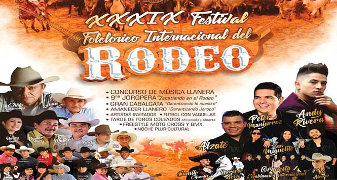 Festival Folclórico Internacional del Rodeo 2019 en Tauramena, Casanare