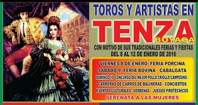 Ferias y Fiestas 2016 en Tenza, Boyacá Ferias y Fiestas 2016 en Tenza, Boyacá
