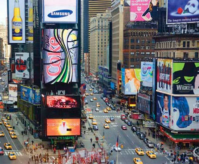 Colombia subasta experiencias en el Times Square Colombia subasta experiencias en el Times Square