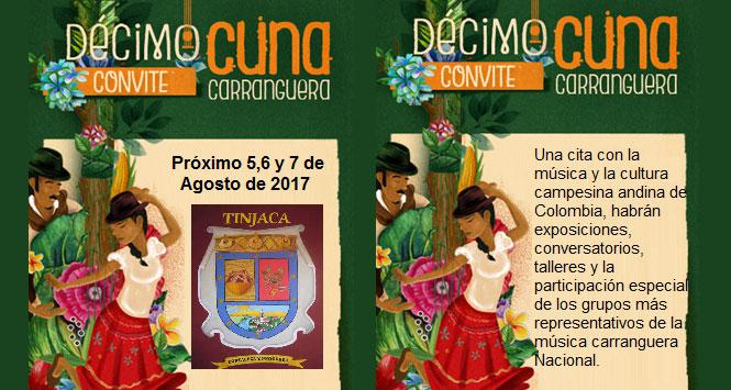 Convite Cuna Carranguera 2017 en Tinjacá, Boyacá Convite Cuna Carranguera 2017 en Tinjacá, Boyacá