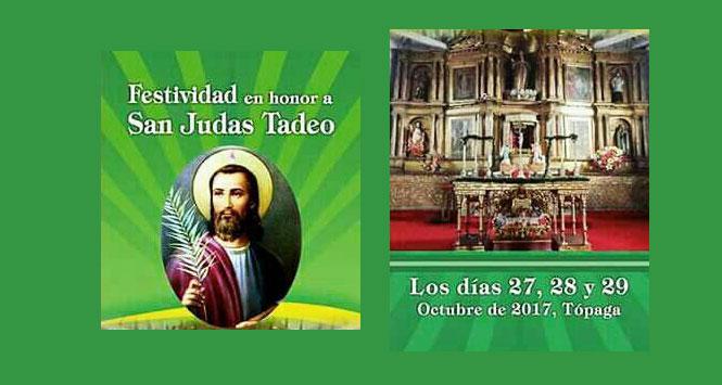 Festividad San Judas Tadeo 2017 en Tópaga, Boyacá Festividad San Judas Tadeo 2017 en Tópaga, Boyacá