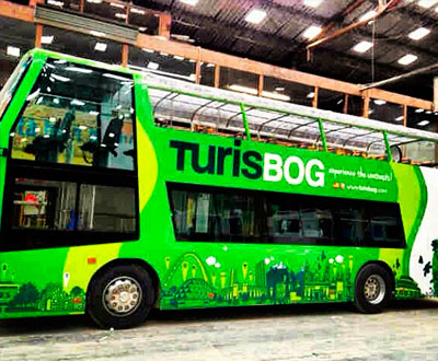 El turisbog CityTour ya rueda por Bogotá El turisbog CityTour ya rueda por Bogotá