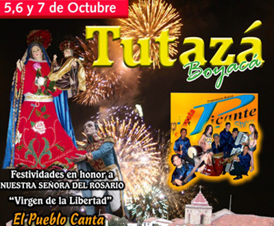 Festividades en Honor a Nuestra Señora del Rosario en Tutazá 