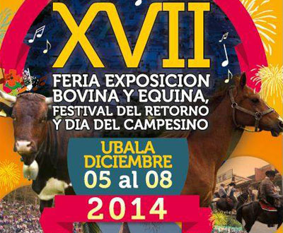 Ferias y Fiestas 2014 en Ubala, Cundinamarca