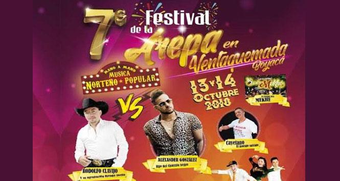 Festival de la Arepa 2018 en Ventaquemada, Boyacá