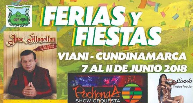 Ferias y Fiestas 2018 en Vianí, Cundinamarca