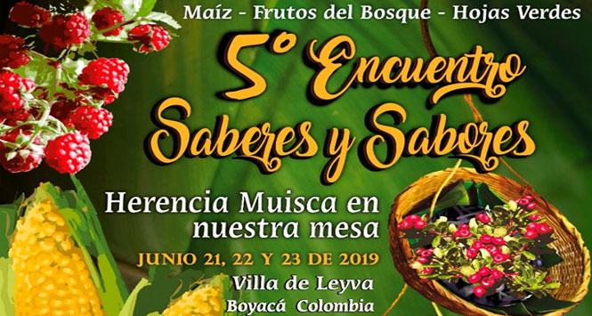 Encuentro Saberes y Sabores 2019 en Villa de Leyva, Boyacá