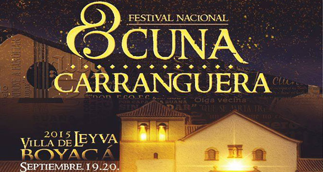 Programación Festival Nacional Cuna Carranguera 2015 en Villa de Leyva