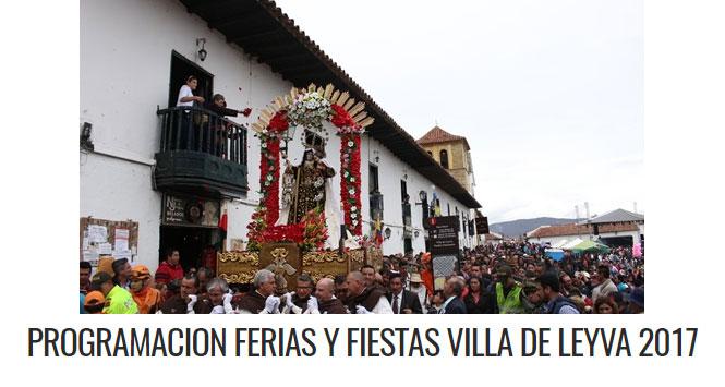 Ferias y Fiestas 2017 en Villa de Leyva, Boyacá