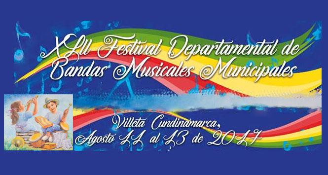 Festival Departamental de Bandas Musicales 2017 en Villeta, Cundinamarca