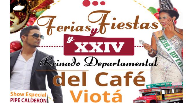 Ferias y Fiestas y Reinado Departamental del Café 2016 en Viotá, Cundinamarca