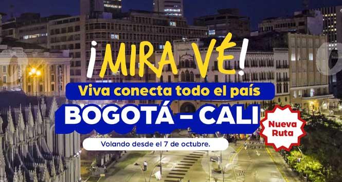 VivaAir comienza a operar la ruta Bogotá - Cali VivaAir comienza a operar la ruta Bogotá - Cali