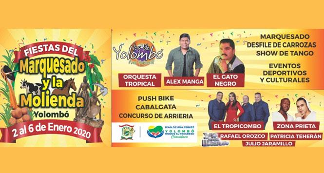 Fiestas del Marquesado y la Molienda 2020 en Yolombó, Antioquia Fiestas del Marquesado y la Molienda 2020 en Yolombó, Antioquia