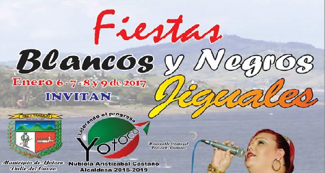 Fiestas de Blancos y Negros 2017 en Yotoco, Valle del Cauca