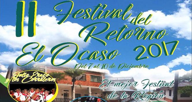 Festival del Retorno El Ocaso 2017 en Zipacón, Cundinamarca Festival del Retorno El Ocaso 2017 en Zipacón, Cundinamarca