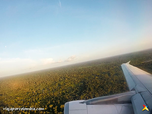 Sobrevolando el Amazonas