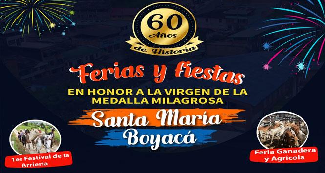 Ferias y Fiestas 2021 en Santa María, Boyacá