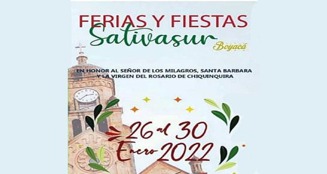 Ferias y Fiestas 2022 en Sativasur, Boyacá