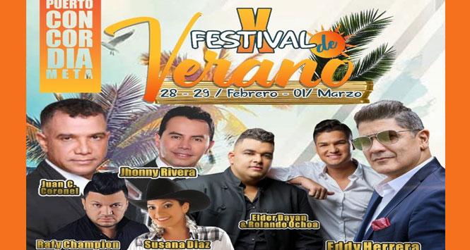Festival de Verano 2020 en Puerto Concordia, Meta