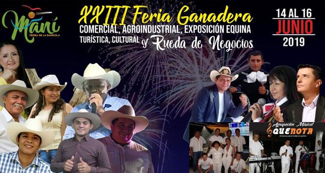 Feria Ganadera y Turística 2019 en Maní, Casanare
