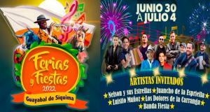 Ferias y Fiestas 2022 en Guayabal de Síquima, Cundinamarca
