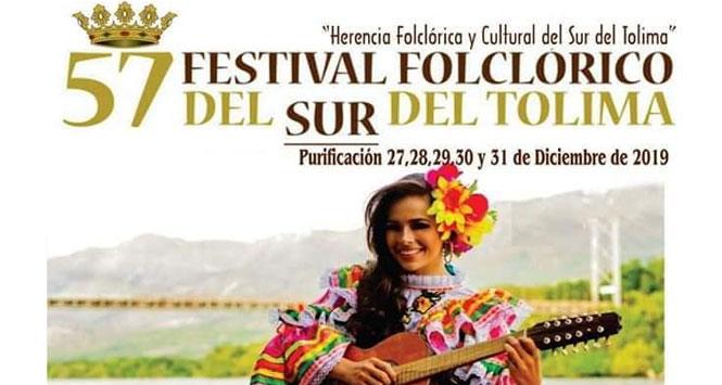 Festival Folclórico del Sur del Tolima 2019 en Purificación