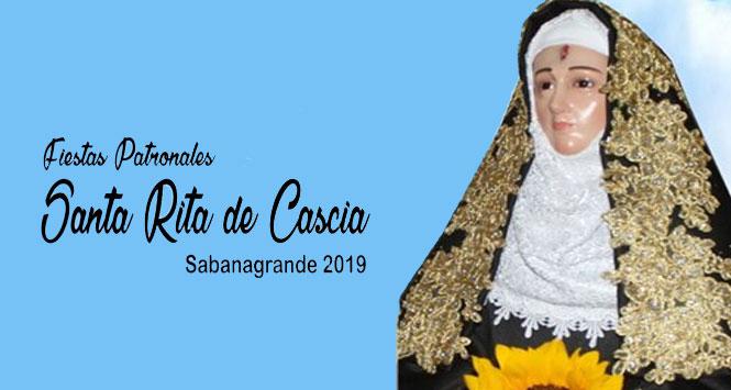 Fiestas Patronales Santa Rita de Cascia 2019 en Sabanagrande, Atlántico