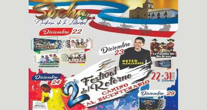 Festival del Retorno 2018 en Socha, Boyacá