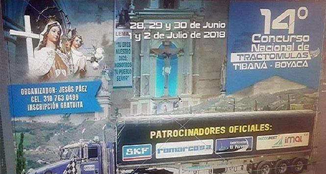 Festival del Transportador 2018 en Tibaná, Boyacá