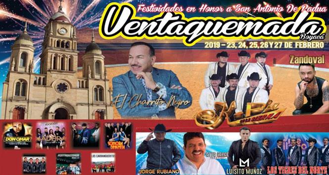 Festividades Artísticas y Culturales 2019 en Ventaquemada, Boyacá